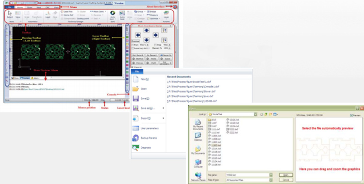 1000w 2000w Sheet Steel Metal Tube Cnc Fiber Laser Cutting Machine For Sale découpeuse de laser de fibre de commande numérique par ordinateur de tube en métal de tôle d'acier de 1000w 2000w à vendre