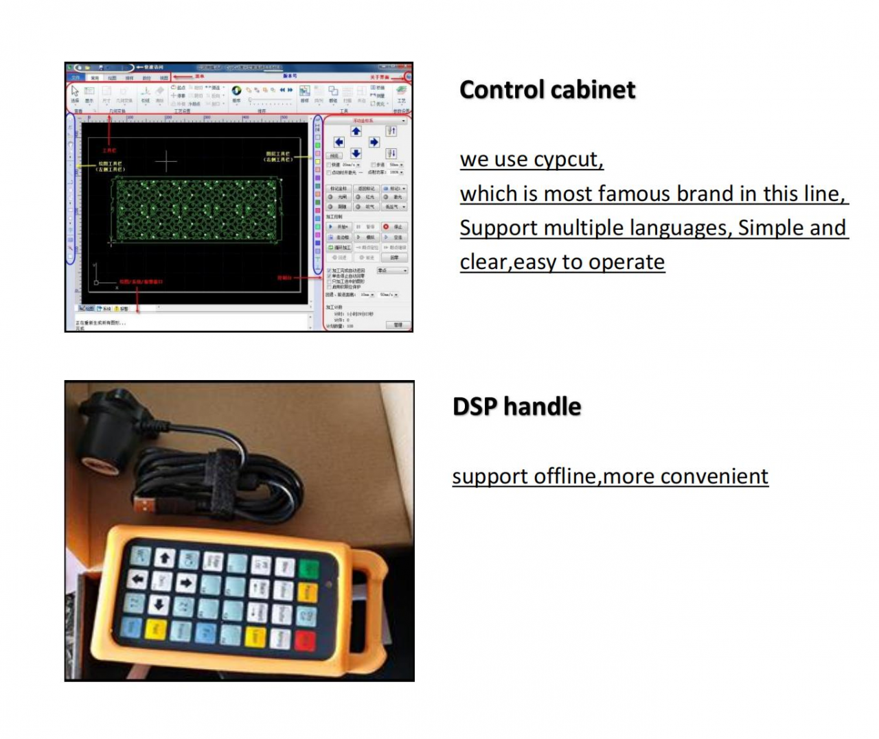 découpeuse de laser de la fibre 10kw pour couper l'acier inoxydable