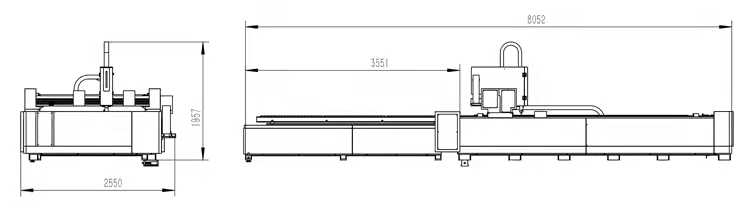 1kw 2kw 3kw 6kw Cnc Fiber Laser Cutting Machines For Stainless Steel Metal Sheet découpeuses de laser de fibre de commande numérique par ordinateur de 1kw 2kw 3kw 6kw pour le feuillard d'acier inoxydable