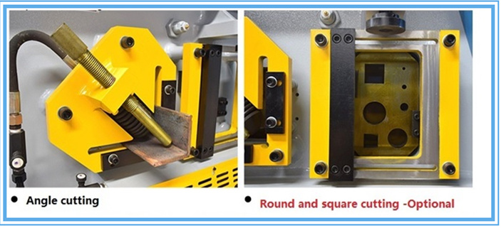 60t Q35-16 Hydraulic Ironworker Shearing Punching Bending And Notching Machine 60t Q35-16 ferronnier hydraulique cisaillant poinçonnant la machine à cintrer et à entailler