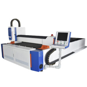 Machine de découpe laser à fibre de coupe de métaux pour l'industrie lourde