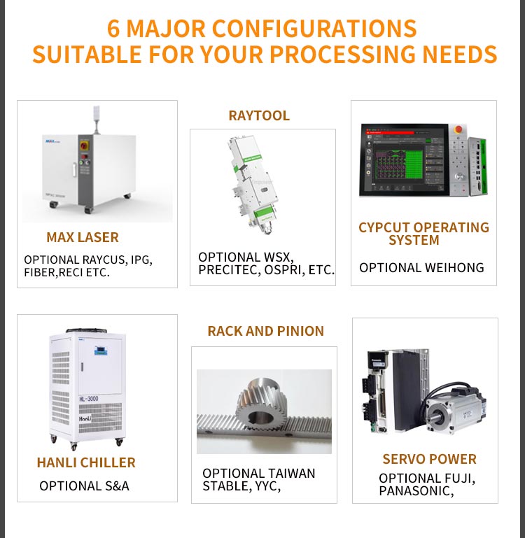 China Iron Laser Cutting Machine Price 4000W Metal Sheet Fiber Laser Cutting Machine Prix de la machine de découpe laser de fer en Chine Machine de découpe laser à fibre de tôle 4000W