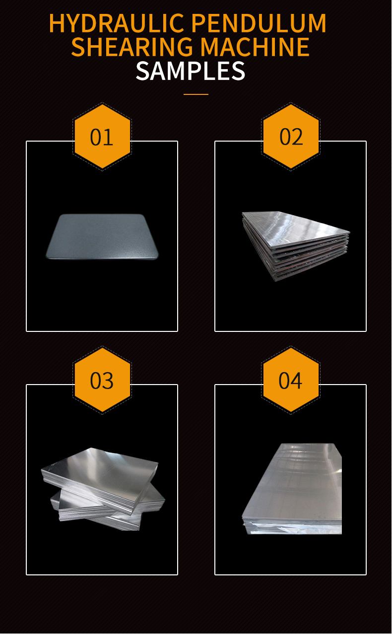 Hydraulic Pendulum Cnc Swing Beam Sheet Metal Plate Shearing Machine Machine de cisaillement de plaque de tôle de poutre d'oscillation de commande numérique par ordinateur de pendule hydraulique