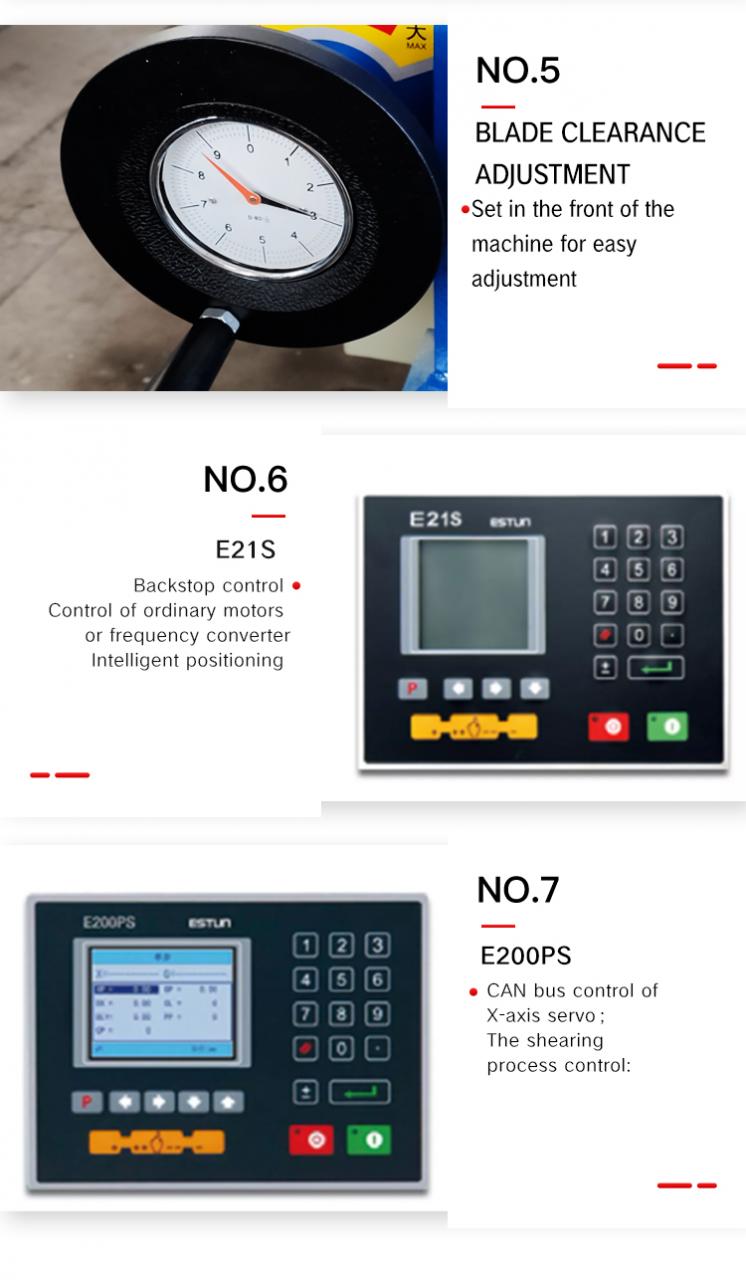 Shear Cutting Machine Guillotine Metal Hydraulic Shearing Machine Qc11Y/K Machine de découpe de cisaillement Machine de cisaillement hydraulique en métal à guillotine Qc11Y/K